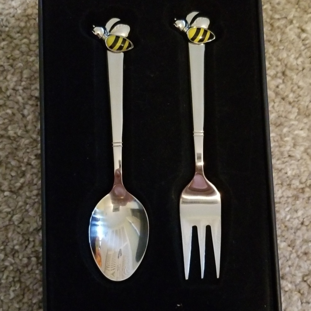 NWT baby spoon and fork
